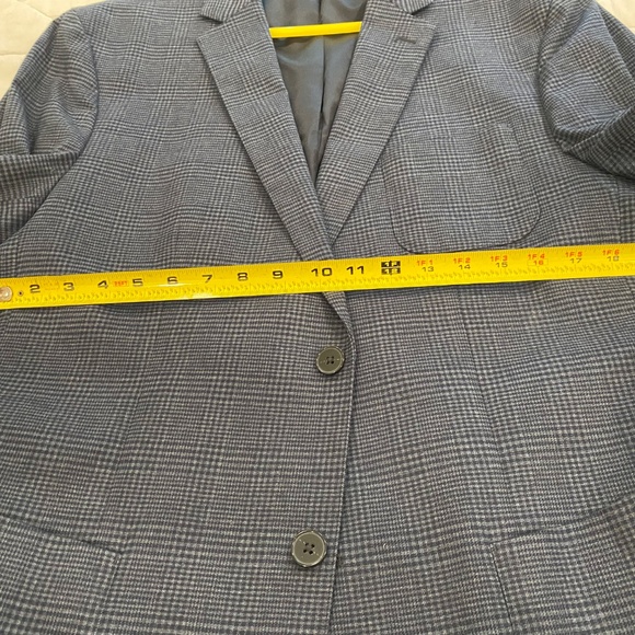 Banana Republic Navy Blue Blazer 44R Standard Fit - Picture 10 of 12